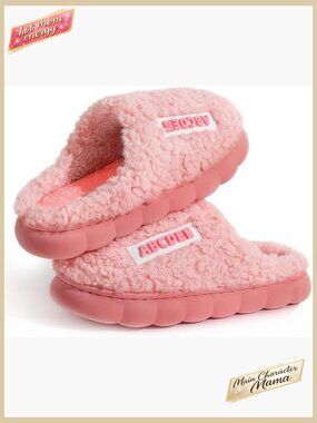 Fuzzy Memory Foam Slippers Plush Lightweight Warm Slip On House Shoes